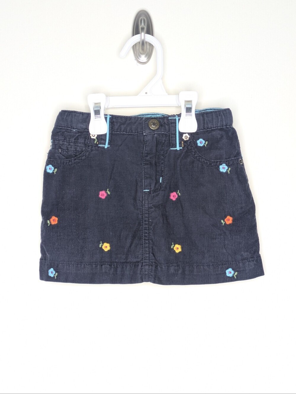 Gap Flower Embroidered Corduroy Skirt 2